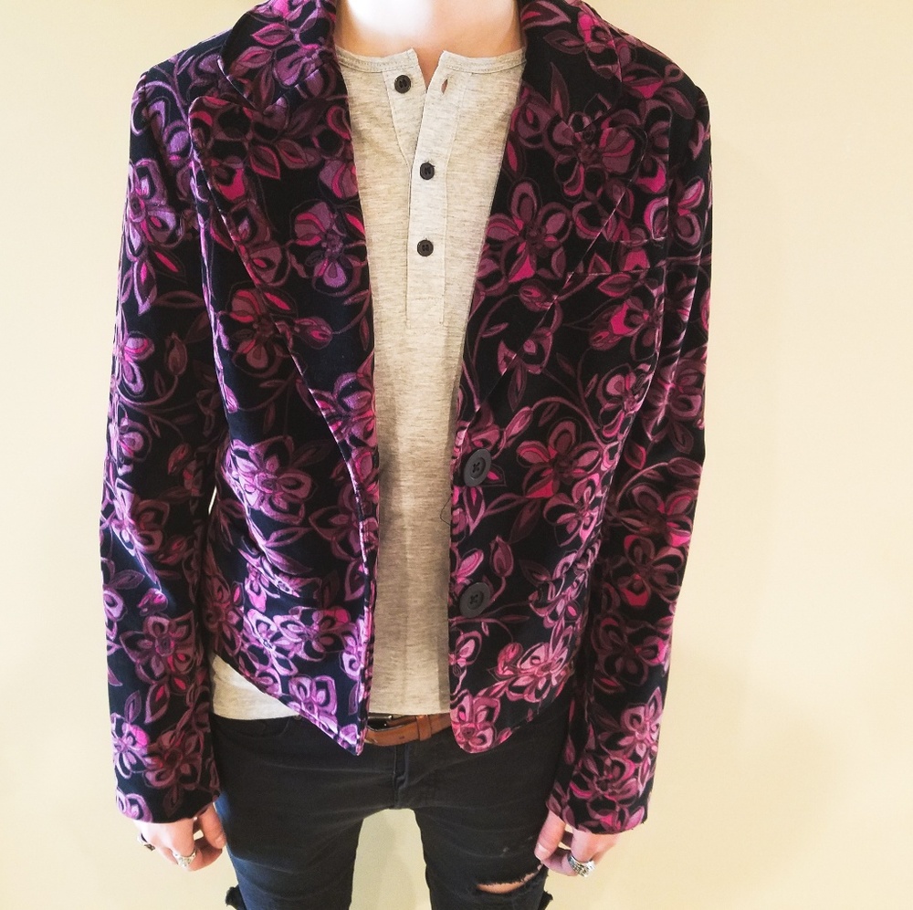 Velvet blazer